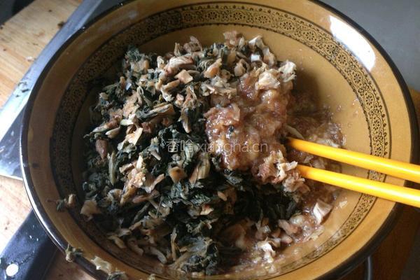 梅菜干肉包的做法图解7