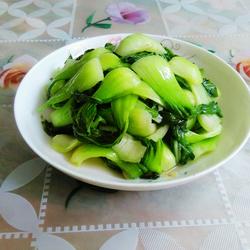 猪油炒上海青的做法[图]