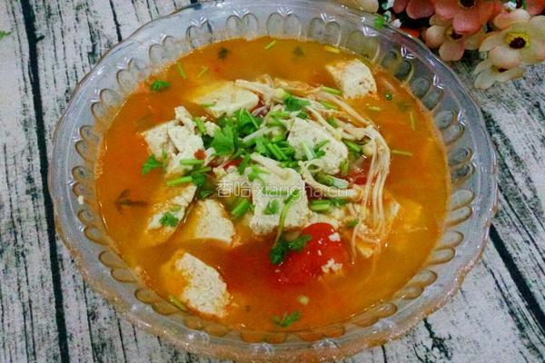 金针菇炖冻豆腐的做法图解8