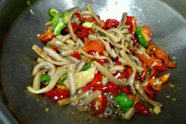 辣爆牛肚的做法图解6