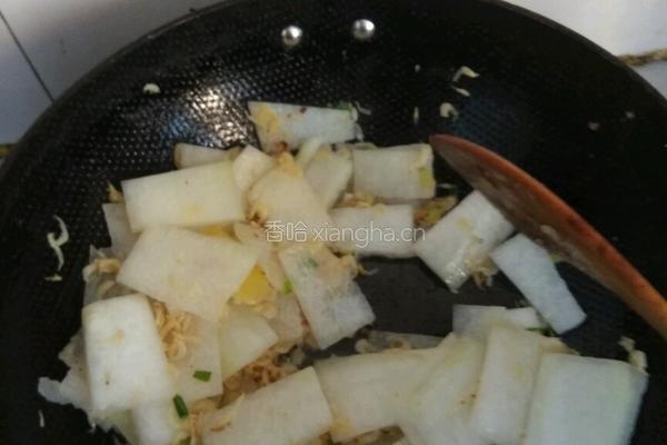 冬瓜炒虾米的做法图解7