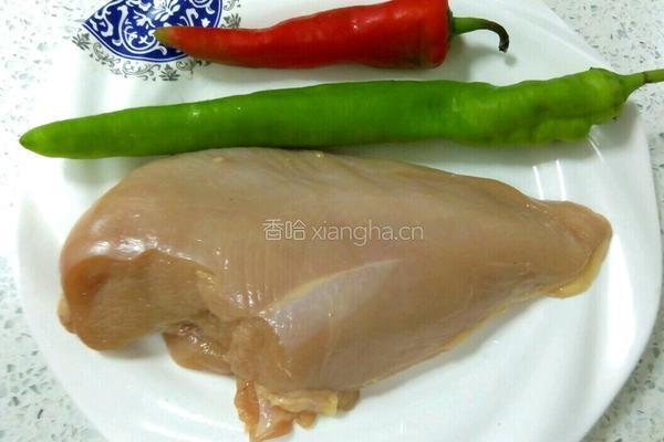炒鸡肉的做法图解1