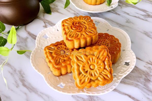 黄莲蓉月饼的做法图解18