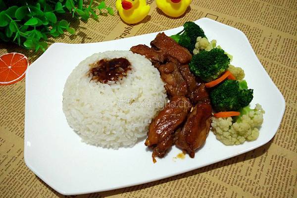 照烧鸡排饭的做法图解8