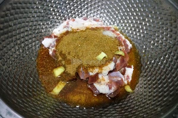 自制烤羊肉串的做法图解2