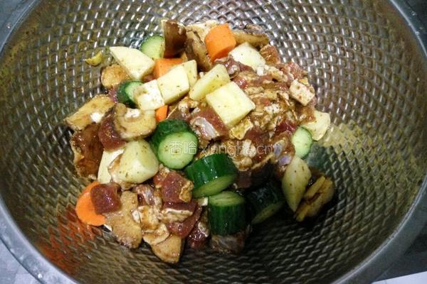 自制烤羊肉串的做法图解4