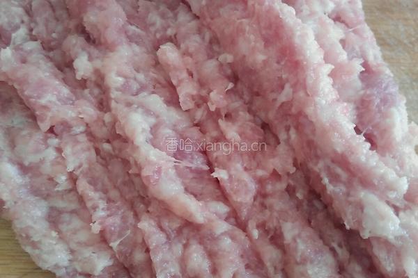 豇豆猪肉馄饨的做法图解4