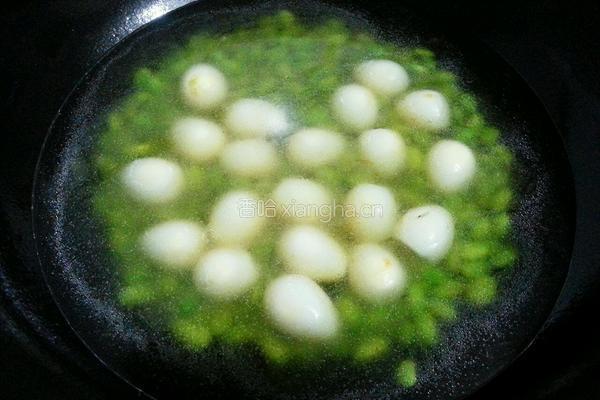 丝瓜毛豆鹌鹑蛋的做法图解6