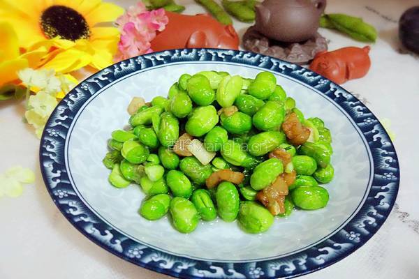 炒毛豆的做法图解7