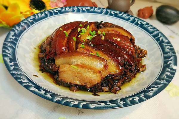 梅干菜扣肉的做法图解1