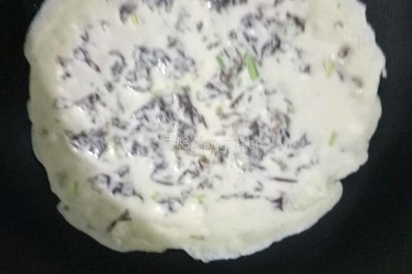香煎紫菜饼的做法图解4