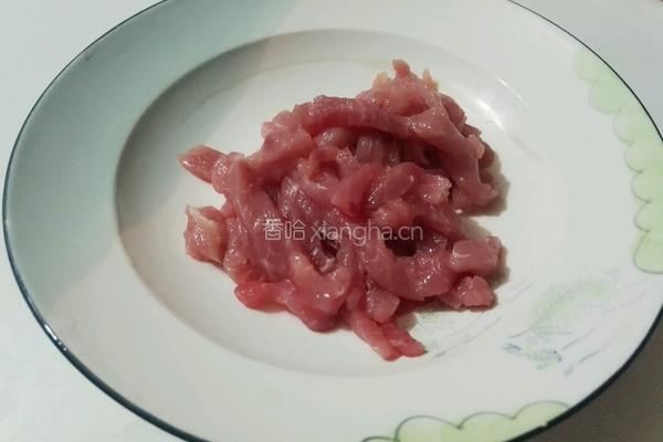 鲜黄花菜炒肉丝的做法图解2