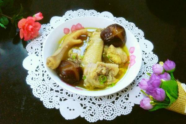 电饭锅香菇鸡汤的做法图解8