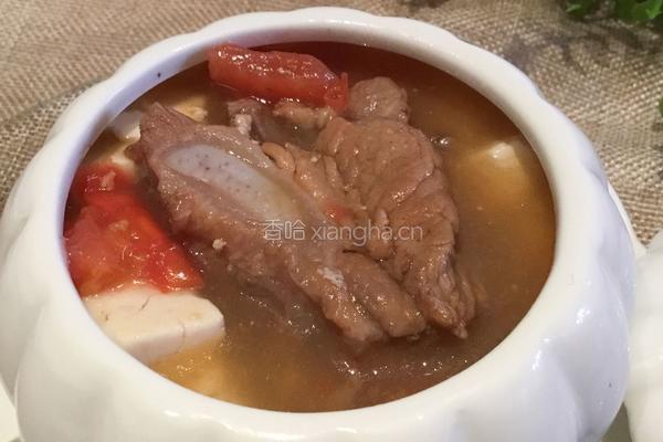 番茄豆腐排骨汤的做法图解7