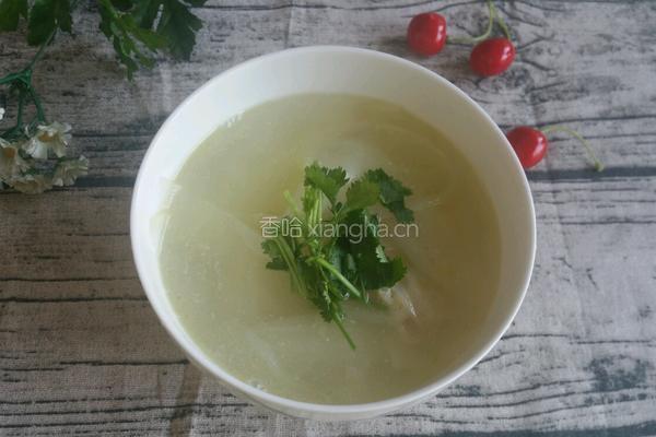老黄瓜瘦肉汤的做法图解7