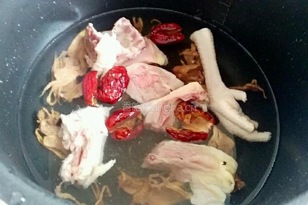 墨鱼炖鸡的做法图解5