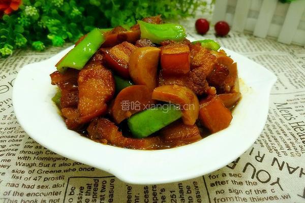 杏鲍菇红烧肉的做法图解12