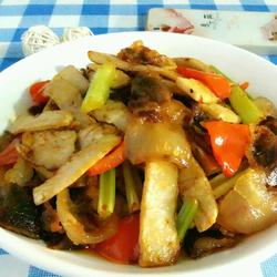 腊肉炒老芋头的做法[图]