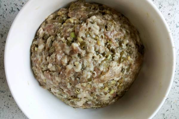 豆角肉馅发面饼的做法图解8