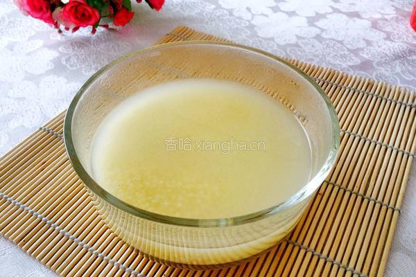 小米汤的做法图解3