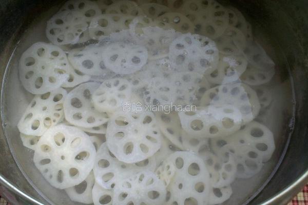 炝莲菜的做法图解3