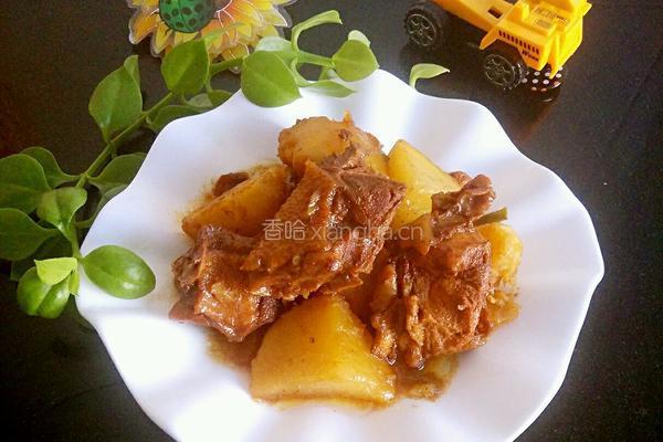 鸡骨架炖土豆的做法图解7
