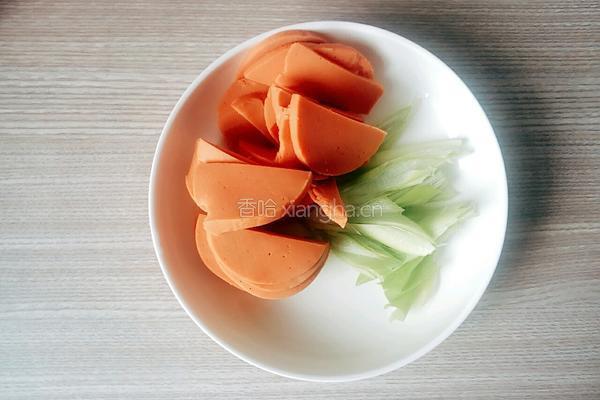 鸡蛋火腿的做法图解3