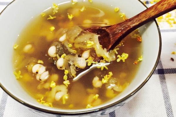 皂米绿豆薏米粥的做法图解4