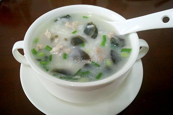 皮蛋瘦肉粥的做法图解9
