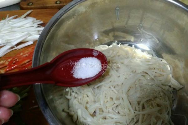 黄瓜金针菇的做法图解8