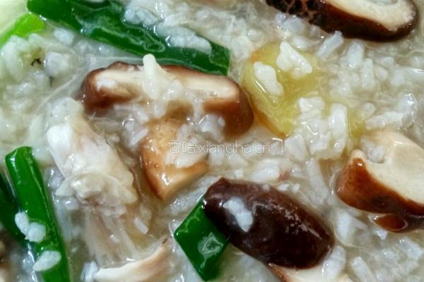 香菇草鱼粥的做法图解6