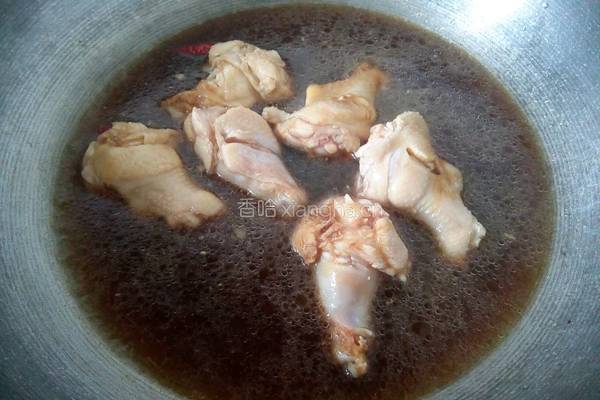 鸡腿炖豆角的做法图解6