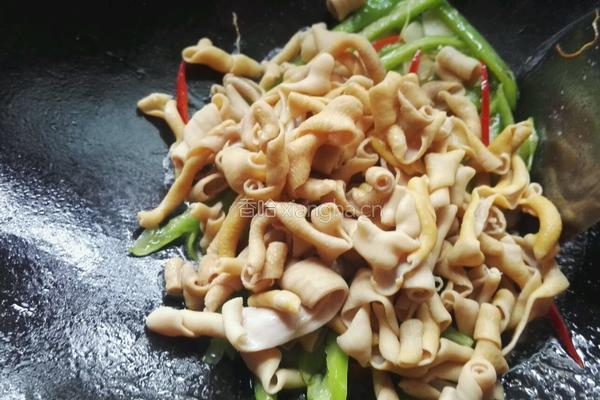 鲜椒鸭肠的做法图解8