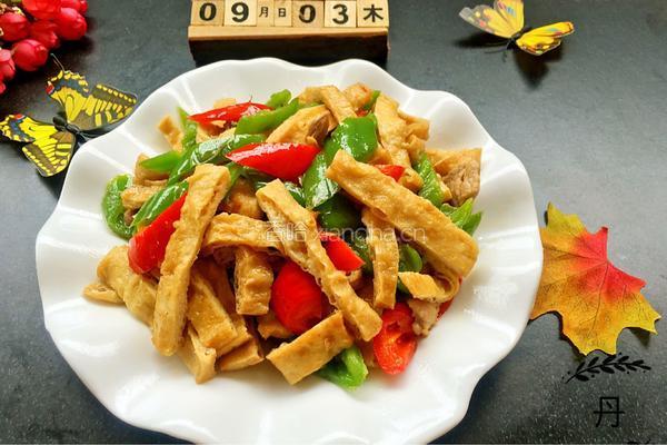 辣椒炒豆腐干的做法图解13