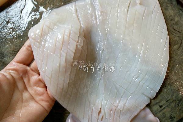 火爆鱿鱼花的做法图解2