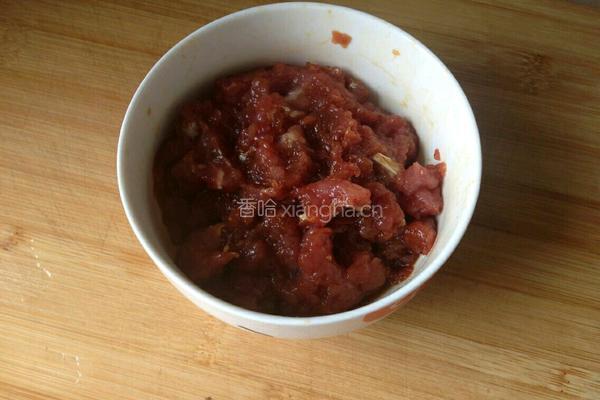 肉末粉条的做法图解3
