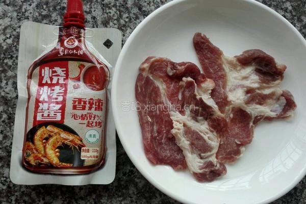 香煎梅花肉的做法图解1