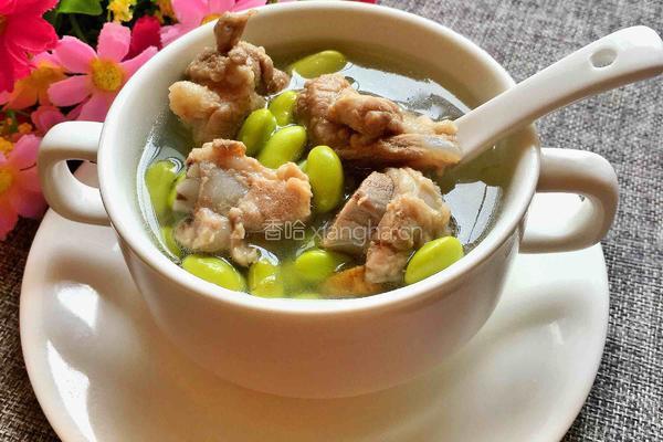 毛豆排骨汤的做法图解7