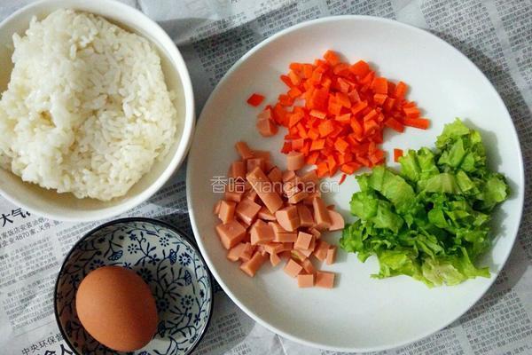 炒饭的做法图解1