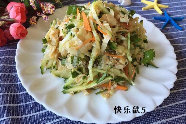 黄瓜拌豆腐皮的做法图解9
