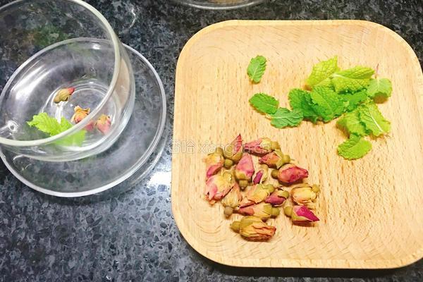 薄荷玫瑰花茶的做法图解1