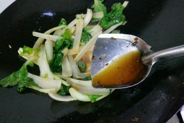 白菜炒大虾的做法图解8