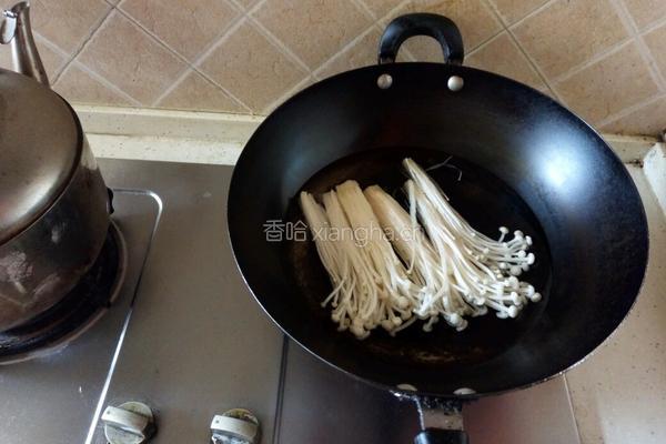 金针菇豆腐的做法图解3