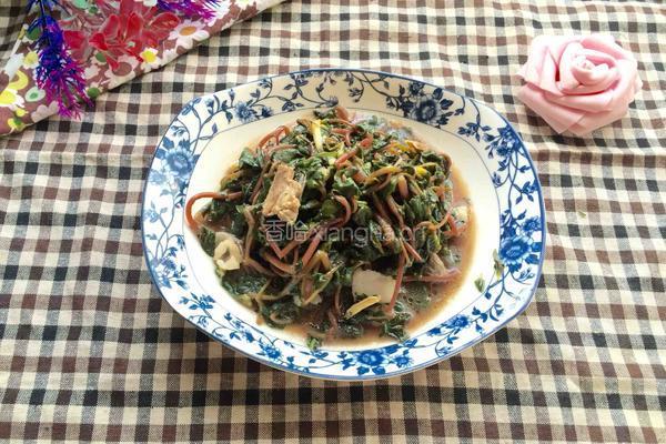 马齿苋炒肉