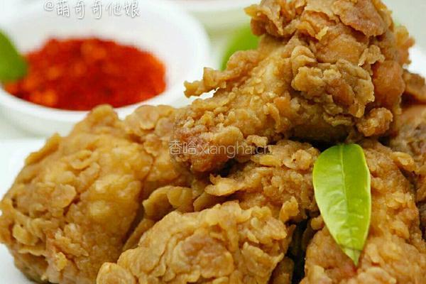 肯德基脆鳞炸翅根的做法图解1