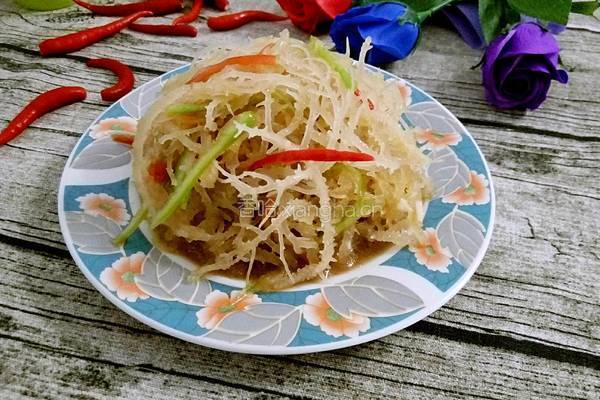凉拌海石花的做法图解6