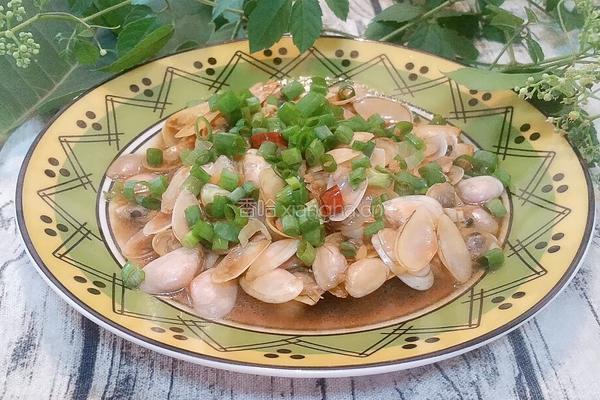 葱爆海瓜子的做法图解5