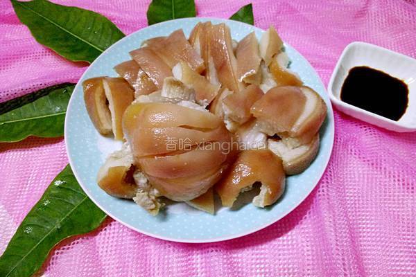 白灼猪手的做法图解6