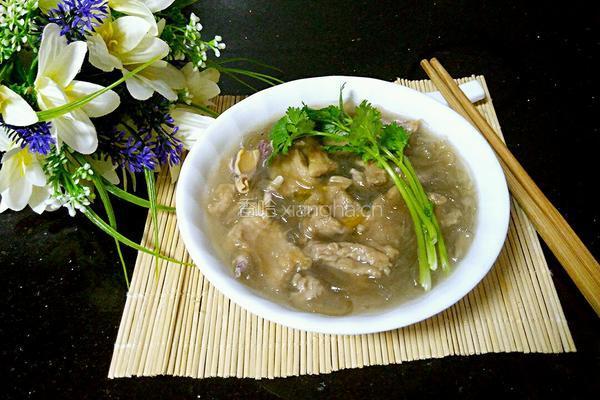 粉皮肉汤的做法图解8