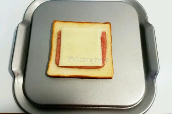 港式小食火腿西多士的做法图解5